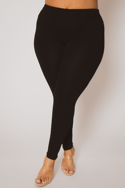 Plus Size Ember Leggings - Black