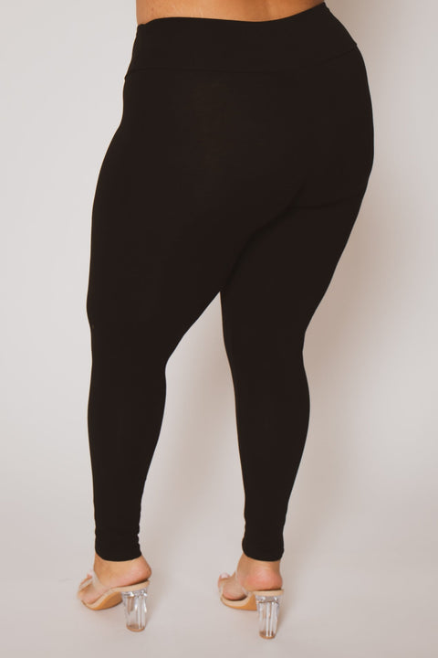 Plus Size Ember Leggings - Black