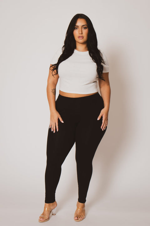Plus Size Ember Leggings - Black