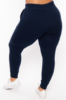 Plus Size Sweat Jogger - Navy