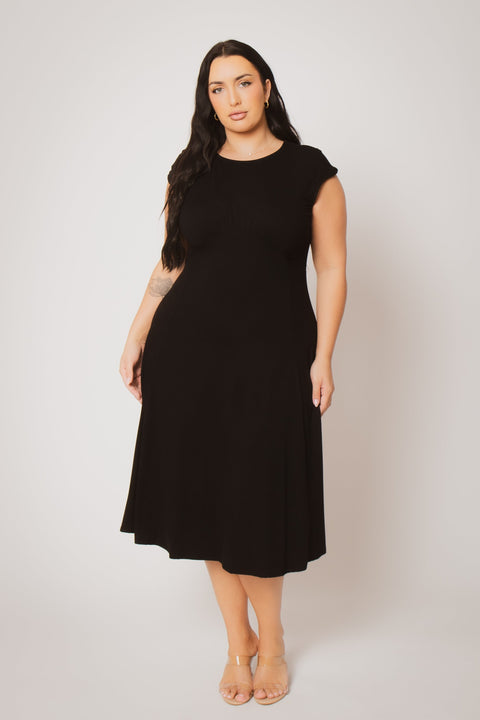 Plus Size Classic Curve Midi - Black