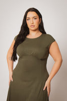 Plus Size Classic Curve Midi - Olive