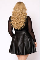 Plus Size Sabrina Envy Dress - Black