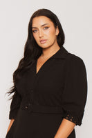 Plus Size Scarlet Belle Dress - Black