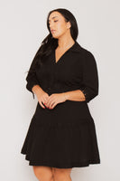 Plus Size Scarlet Belle Dress - Black