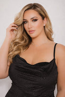 Plus Size Starstruck Mini Dress - Black