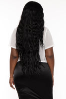 Plus Size Carmela Mesh Shrug - White